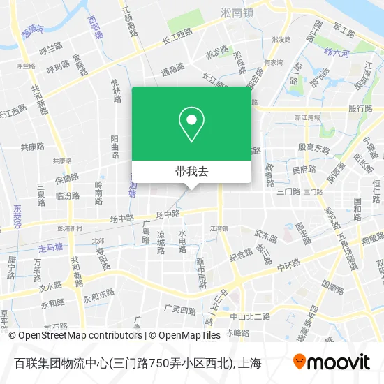 百联集团物流中心(三门路750弄小区西北)地图