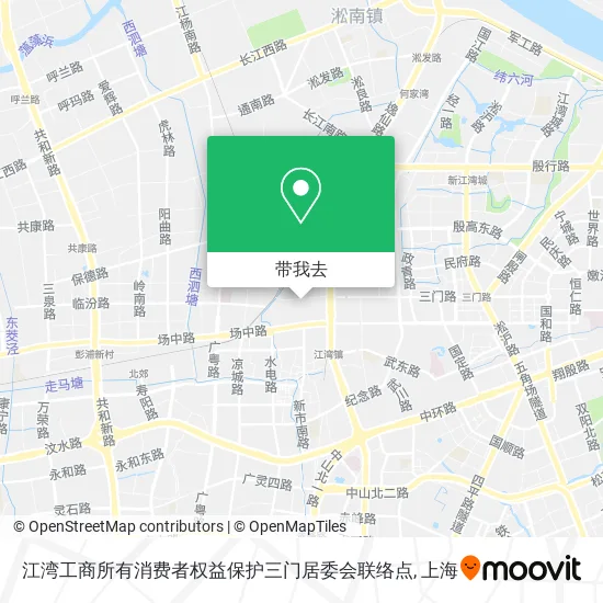 江湾工商所有消费者权益保护三门居委会联络点地图