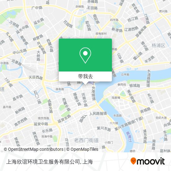 上海欣谊环境卫生服务有限公司地图