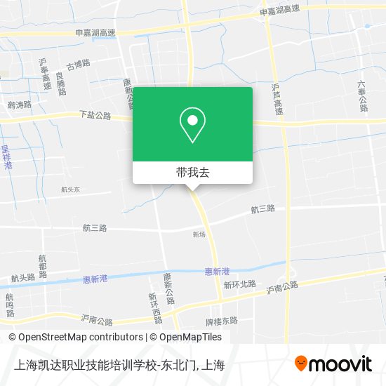 上海凯达职业技能培训学校-东北门地图