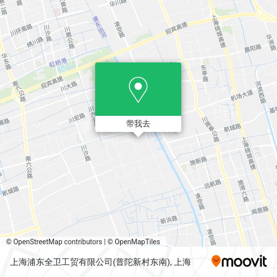 上海浦东全卫工贸有限公司(普陀新村东南)地图