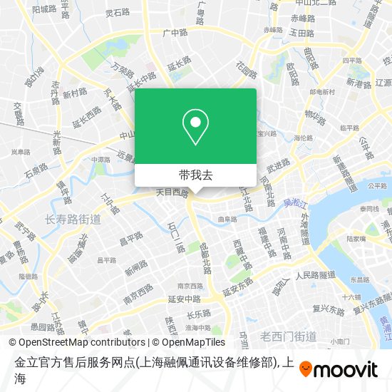 金立官方售后服务网点(上海融佩通讯设备维修部)地图