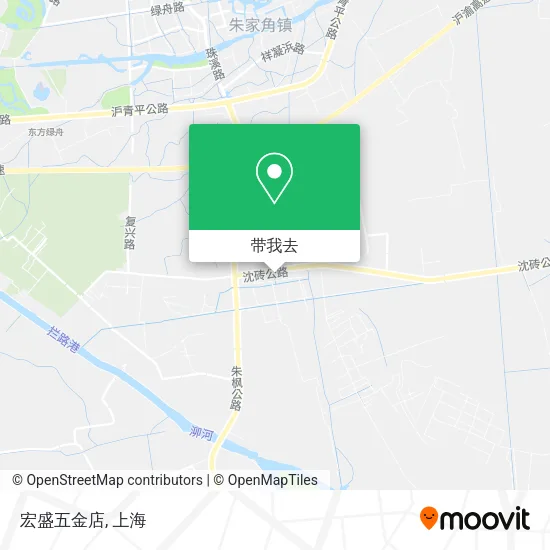 宏盛五金店地图
