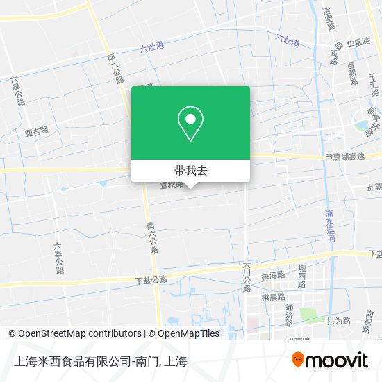 上海米西食品有限公司-南门地图