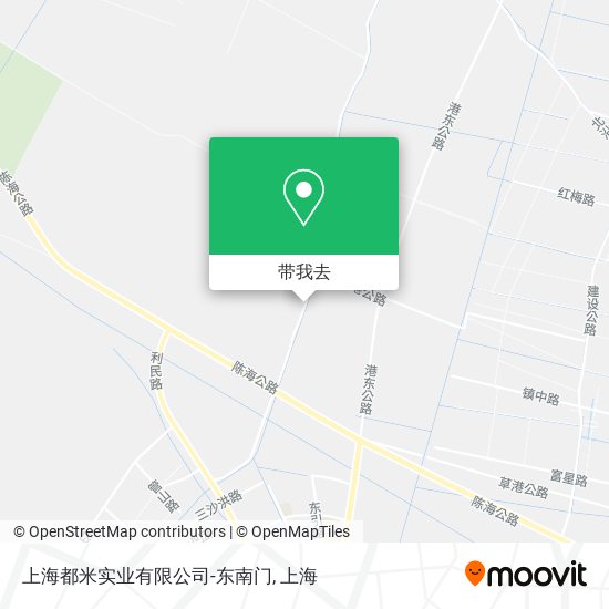 上海都米实业有限公司-东南门地图
