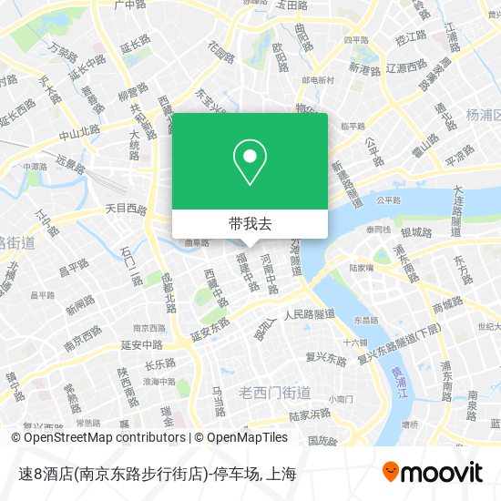 速8酒店(南京东路步行街店)-停车场地图