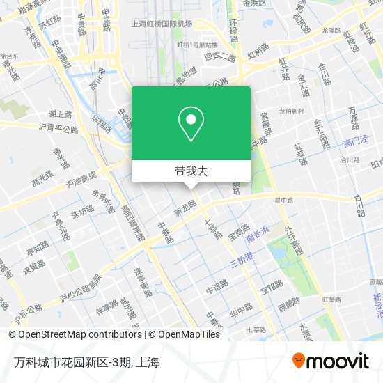 万科城市花园新区-3期地图