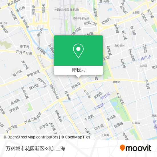 万科城市花园新区-3期地图