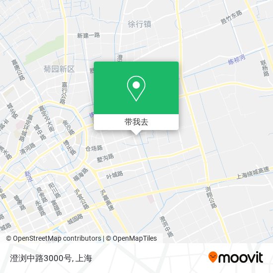 澄浏中路3000号地图
