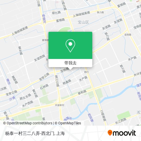 杨泰一村三二八弄-西北门地图