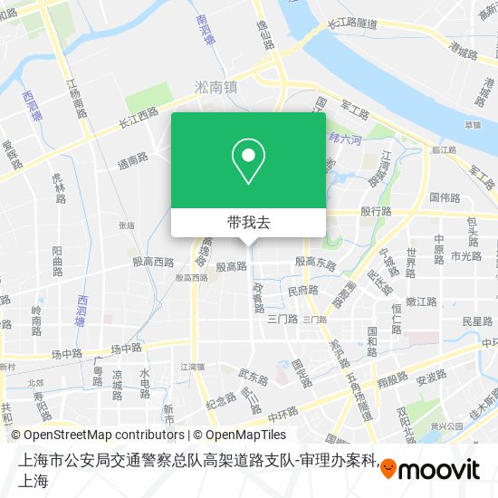 上海市公安局交通警察总队高架道路支队-审理办案科地图