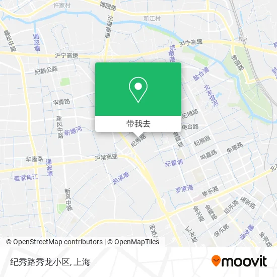 纪秀路秀龙小区地图