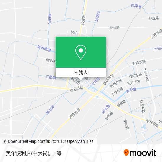 美华便利店(中大街)地图