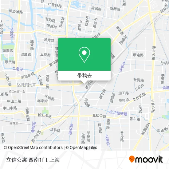 立信公寓-西南1门地图