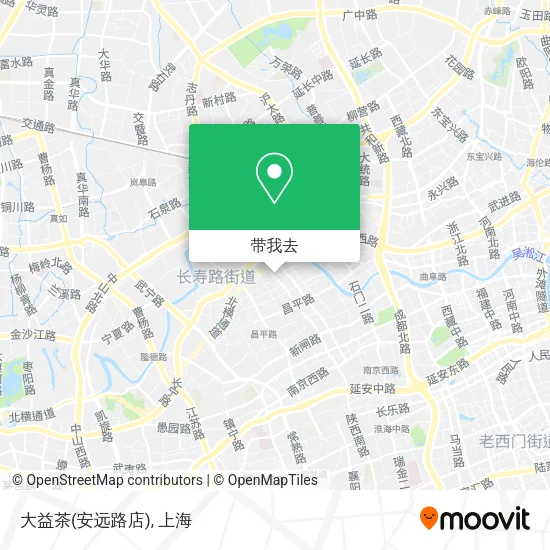 大益茶(安远路店)地图