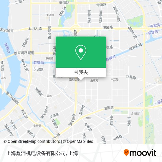 上海鑫沛机电设备有限公司地图