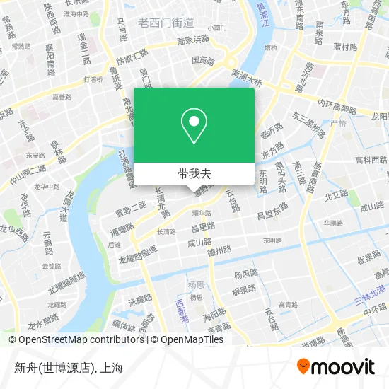 新舟(世博源店)地图