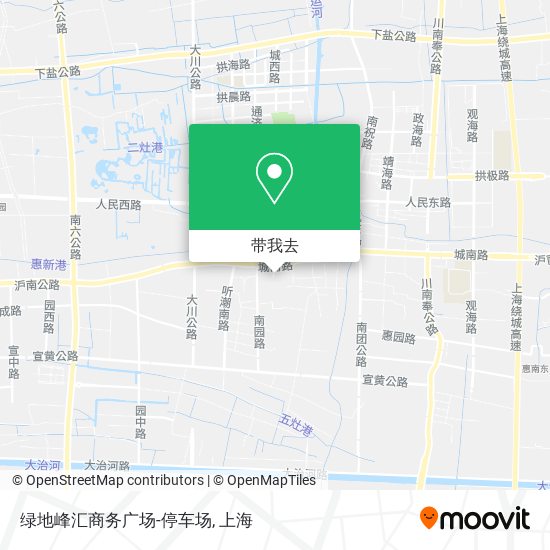 绿地峰汇商务广场-停车场地图