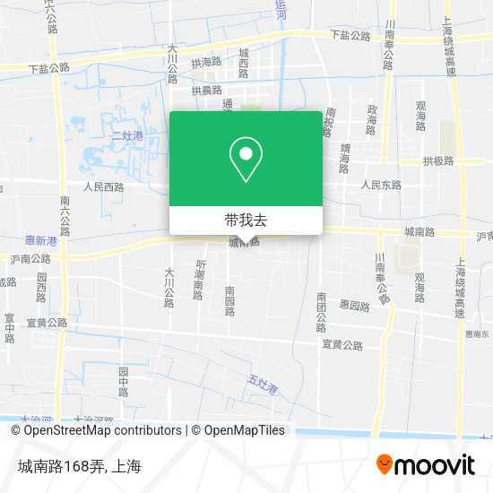 城南路168弄地图