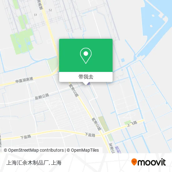 上海汇余木制品厂地图