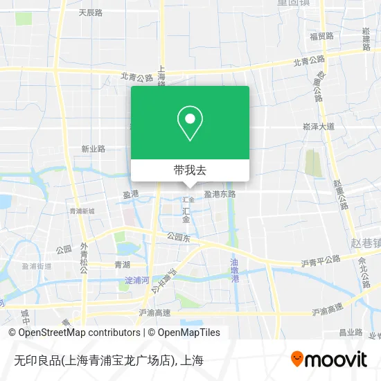 无印良品(上海青浦宝龙广场店)地图