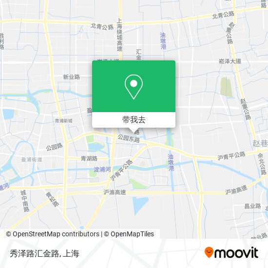 秀泽路汇金路地图