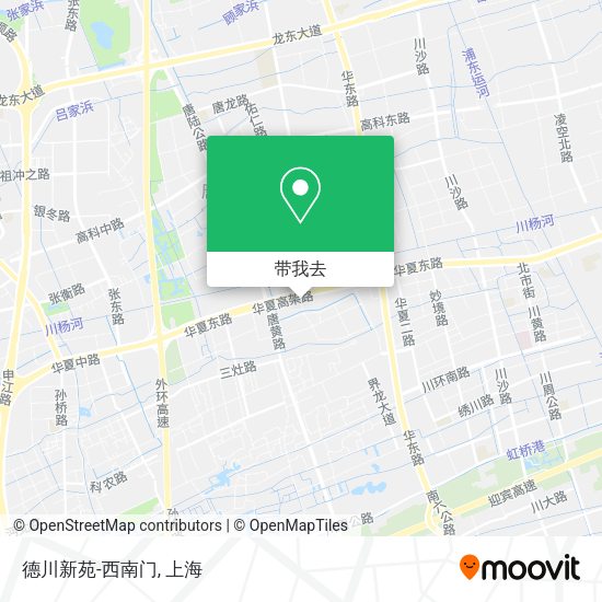 德川新苑-西南门地图