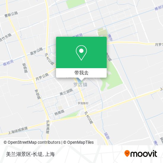 美兰湖景区-长堤地图