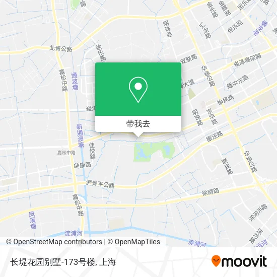 长堤花园别墅-173号楼地图