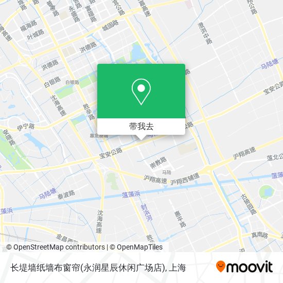 长堤墙纸墙布窗帘(永润星辰休闲广场店)地图