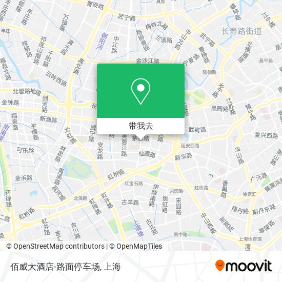 佰威大酒店-路面停车场地图