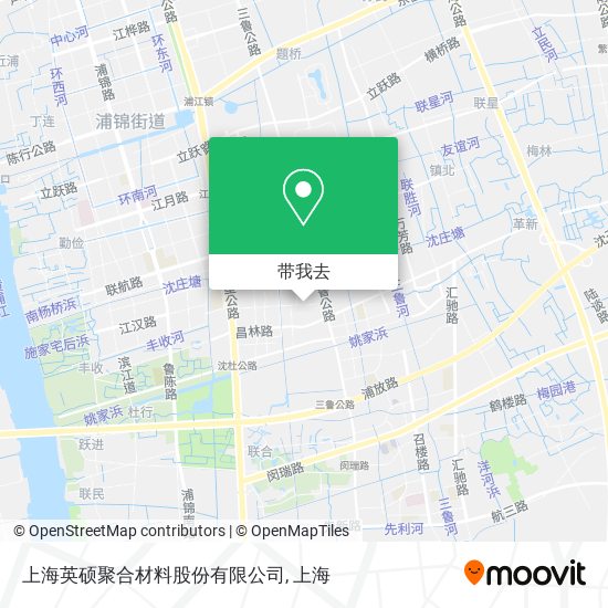 上海英硕聚合材料股份有限公司地图