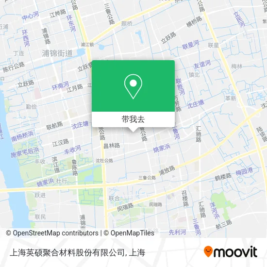上海英硕聚合材料股份有限公司地图