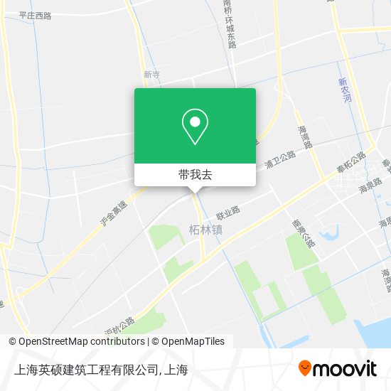 上海英硕建筑工程有限公司地图