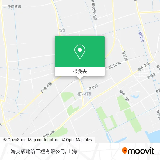 上海英硕建筑工程有限公司地图