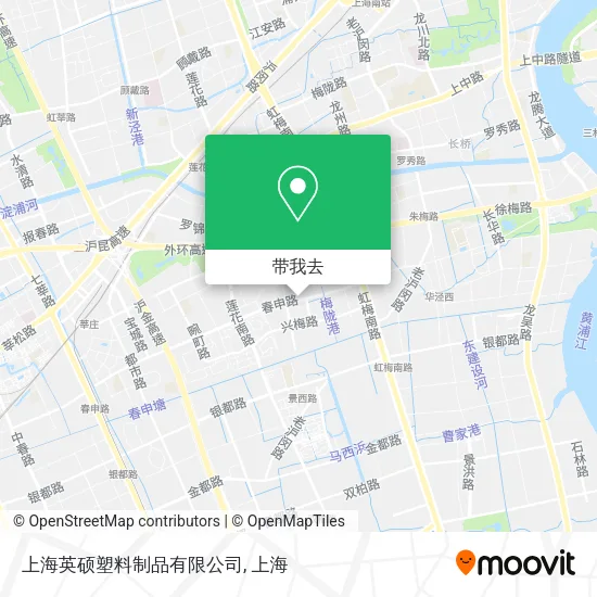 上海英硕塑料制品有限公司地图