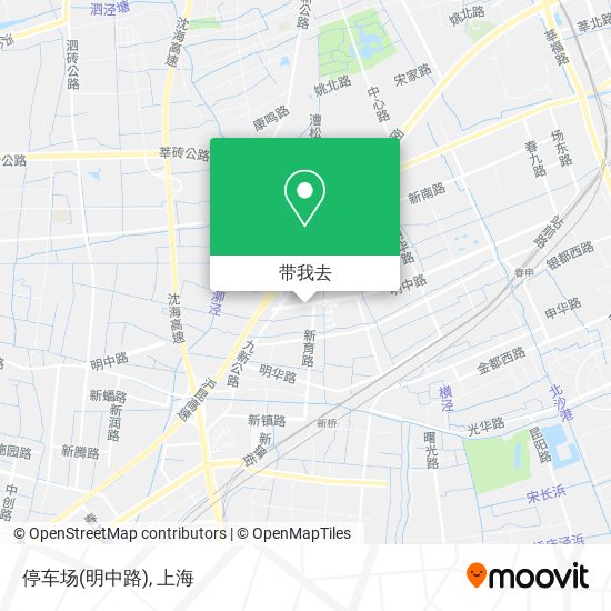 停车场(明中路)地图