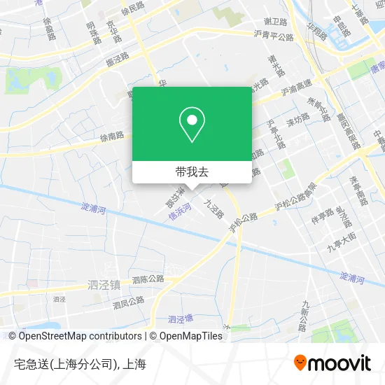 宅急送(上海分公司)地图