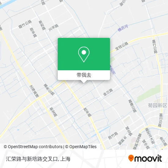 汇荣路与新培路交叉口地图