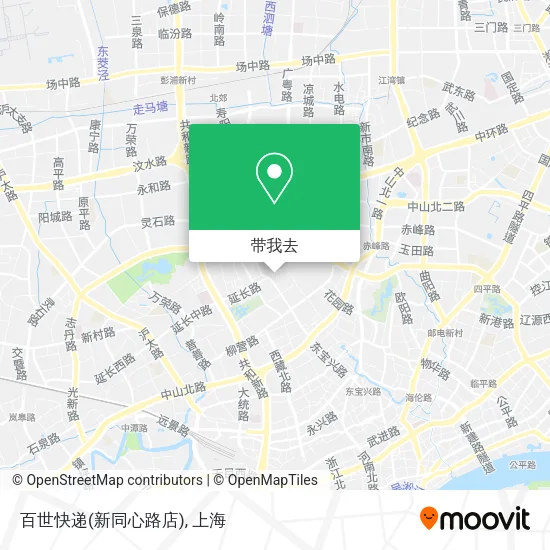 百世快递(新同心路店)地图