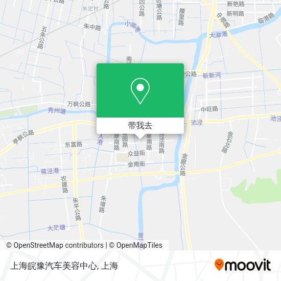 上海皖豫汽车美容中心地图