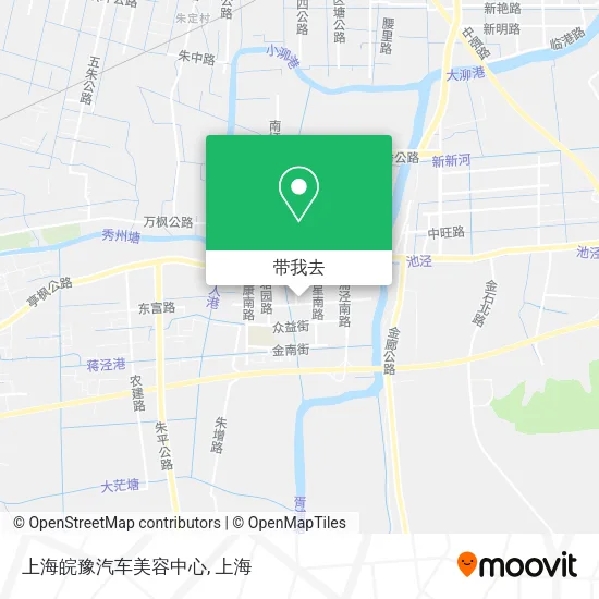 上海皖豫汽车美容中心地图