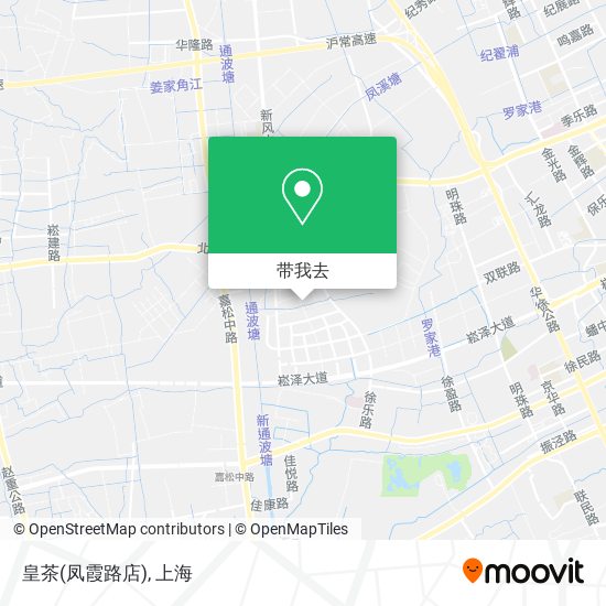 皇茶(凤霞路店)地图