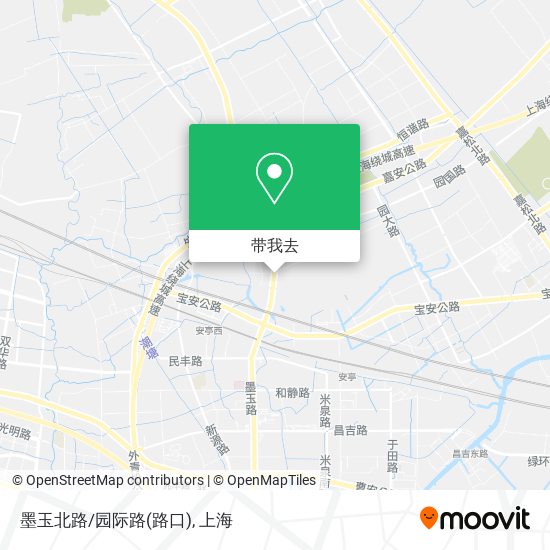 墨玉北路/园际路(路口)地图