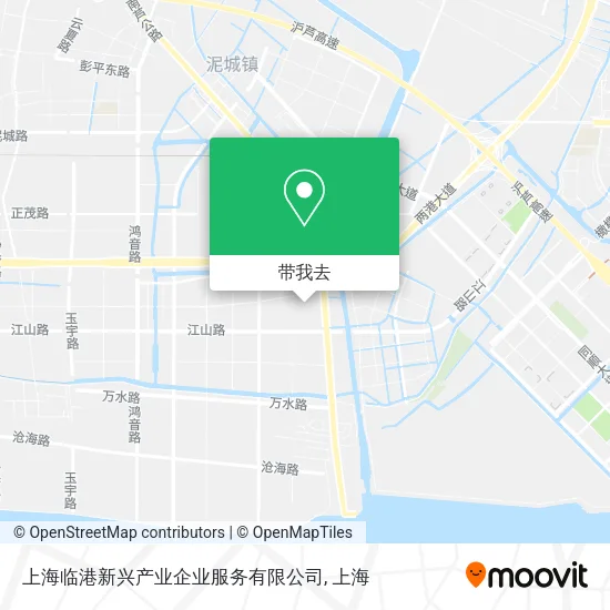 上海临港新兴产业企业服务有限公司地图