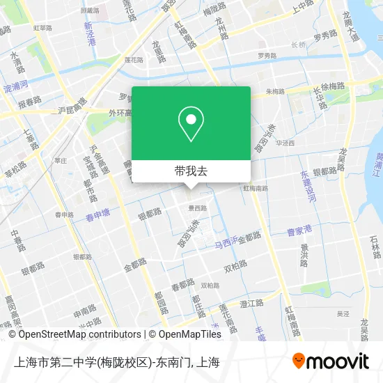 上海市第二中学(梅陇校区)-东南门地图