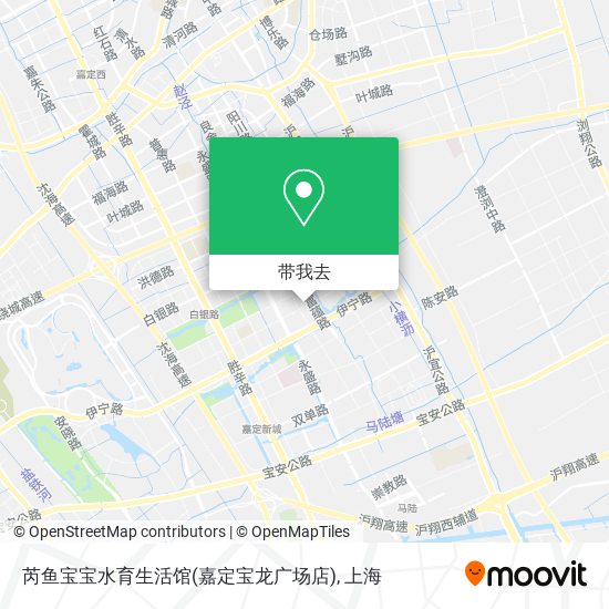 芮鱼宝宝水育生活馆(嘉定宝龙广场店)地图