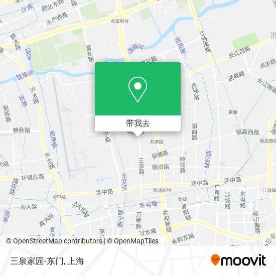 三泉家园-东门地图