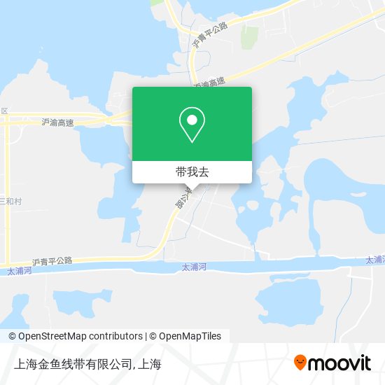 上海金鱼线带有限公司地图