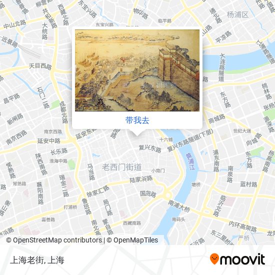 上海老街地图